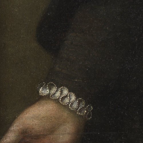 Portrait Italien XVIe siècle - Giovanni Battista Moroni (attribué à ) - Galerie Thierry Matranga
