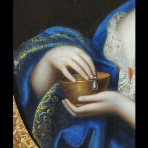 Paintings & Drawings  - Marie Anne de Bourbon in Cleopatra - François de Troy workshop