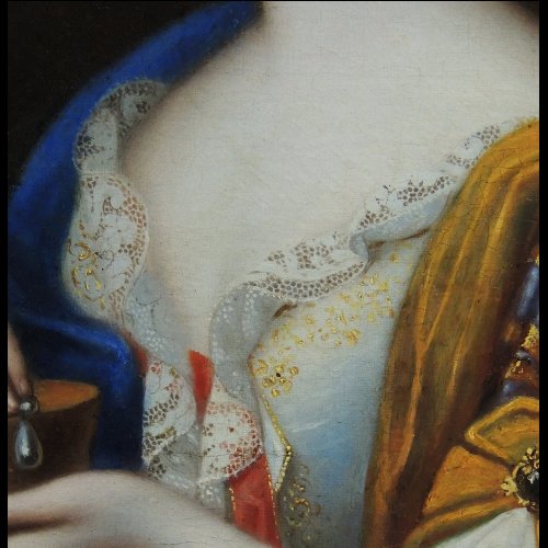 XVIIe siècle - Marie-Anne de Bourbon en Cléopâtre, Atelier François de Troy