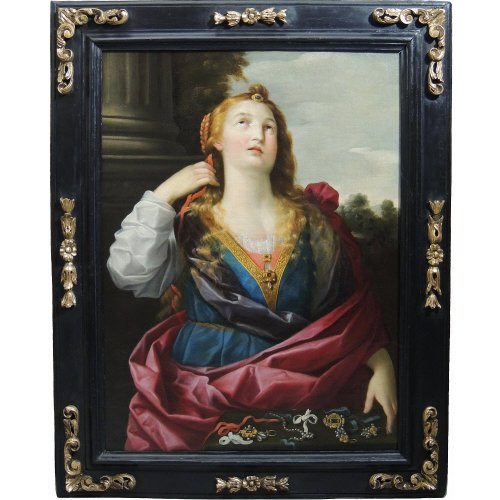 Marie-Madeleine Huile sur toile début XVIIe siècle attribuée à Abraham Janssens