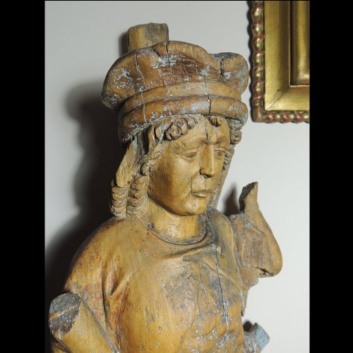 Sculpture Sculpture en Bois - Saint Sébastien - Allemagne vers 1500