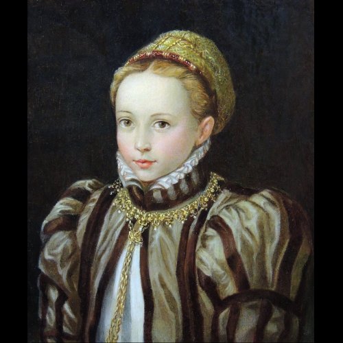 Renaissance Princess 1560 - Attributed to Sofonisba Anguissola - Paintings & Drawings Style Renaissance