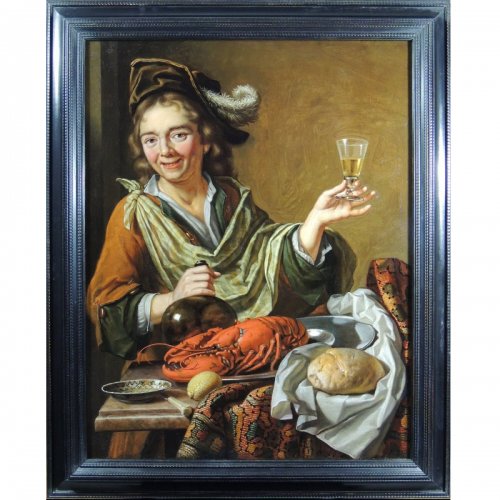 Workshop of Hendrick ter Brugghen (1588 - 1629) - Allegory of taste