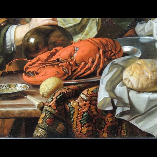 Paintings & Drawings  - Workshop of Hendrick ter Brugghen (1588 - 1629) - Allegory of taste