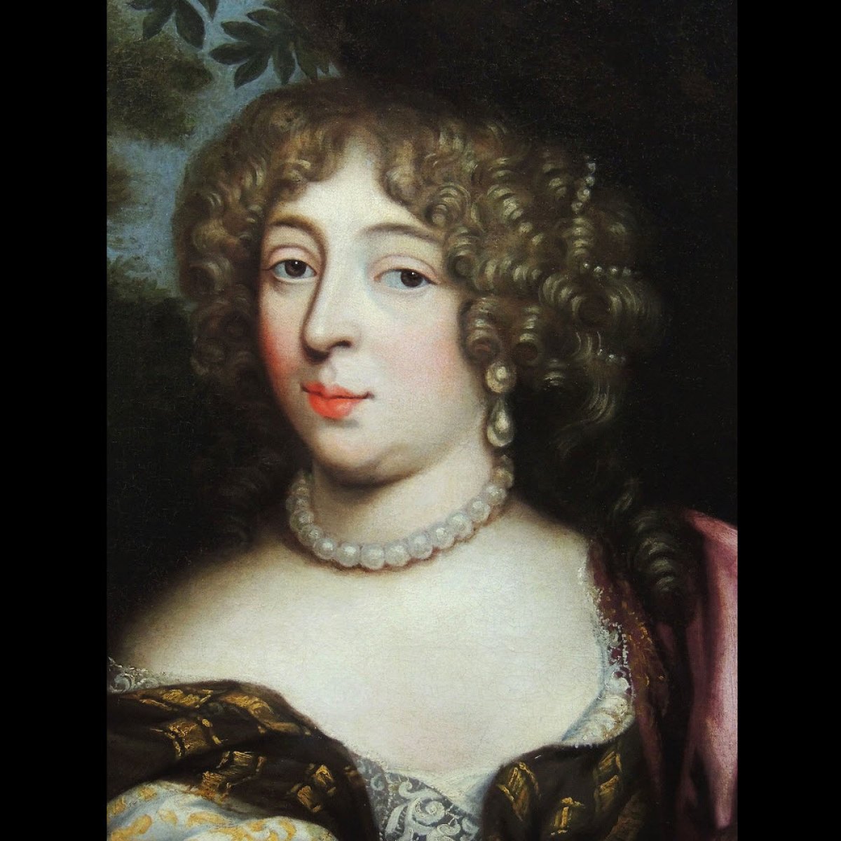 Portrait of Marie-Louise d'Orleans, attributed to Pierre Mignard - Ref.95735