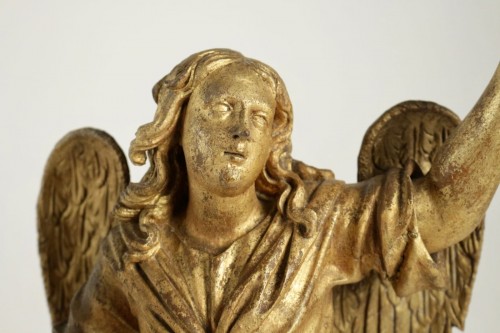Paire d’anges céroféraires – Italie 17e siècle - 