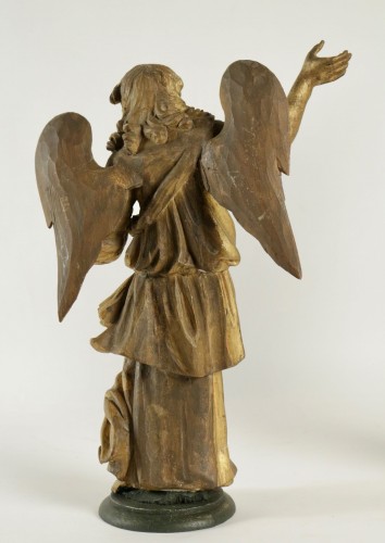 Antiquités - Pair of ceroferial angels - Italy 17th century