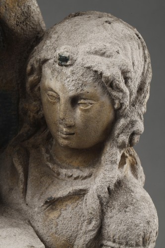 Renaissance - L'Education de la Vierge en pierre sculptée, Est de la France avant 1550