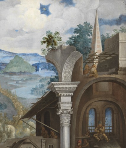 Adoration des Mages – Ecole génoise, entourage de Battista Castello fin XVIe siècle - 