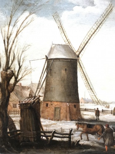 Paysage hivernal – Atelier d’Anthonie Verstraelen (1594-1641) - Tableaux et dessins Style 