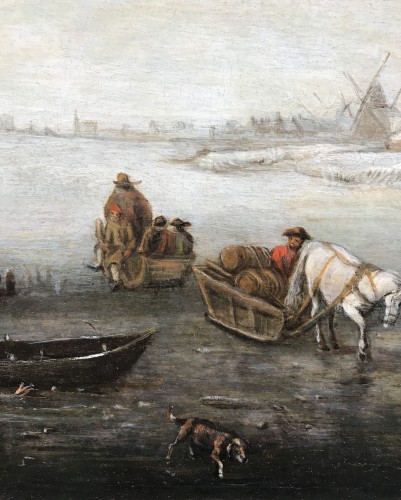 Paysage hivernal – Atelier d’Anthonie Verstraelen (1594-1641) - Galerie Thierry Matranga