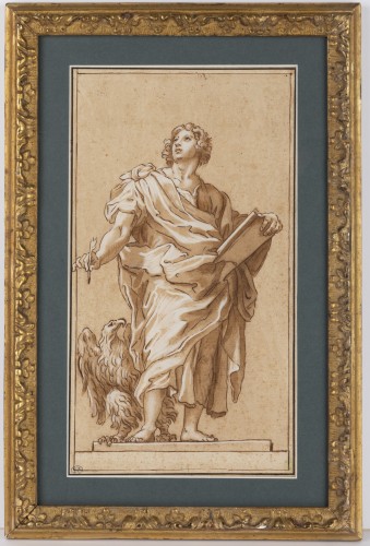 XVIIIe siècle - St-Jean Evangéliste – Ecole italienne, Cercle Carlo Maratta (1625 – 1713)
