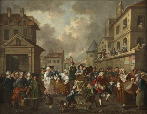 Le Carnaval des rues de Paris - Atelier d’Etienne Jeaurat (1699 - 1789)