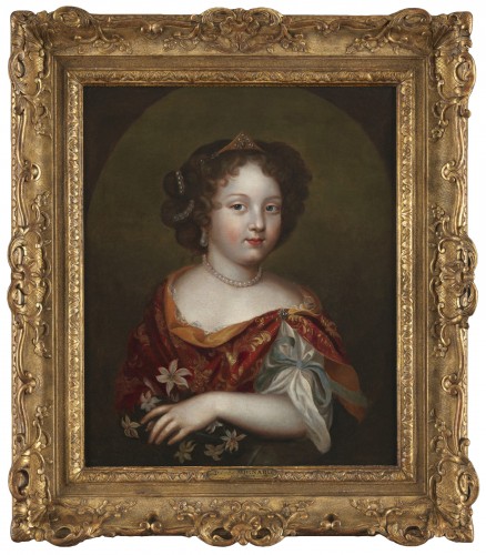 Portrait présumé de Mademoiselle de Blois (1666 – 1739) - Atelier de Pierre Mignard