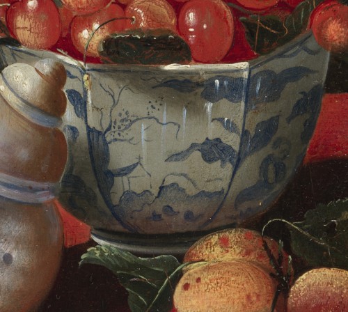 Nature morte à la porcelaine de Chine – Attribuée à François Habert - Galerie Thierry Matranga
