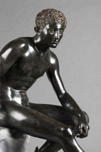 Hermès seated after Antiquity - bronze circa 1890 - 