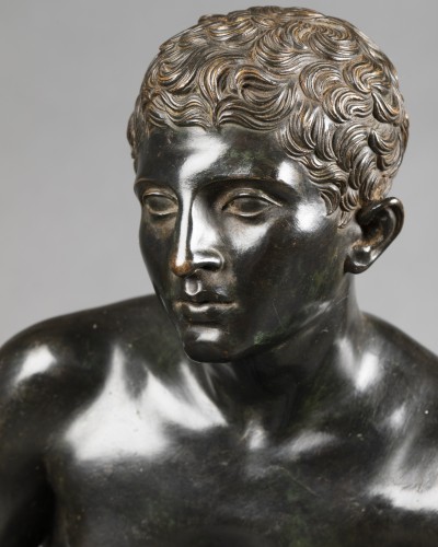  - Hermès assis d’après l’antique – bronze vers 1890