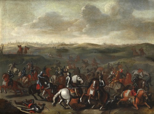 The Battle of Lekkerbeetje – Attributed to Sebastiaen Vrancx (1573 – 1647) - Paintings & Drawings Style 