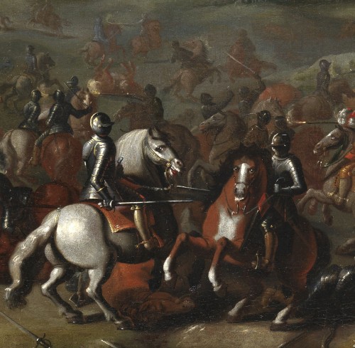 Tableaux et dessins Tableaux XVIIe siècle - La bataille de Lekkerbeetje – Attribué à Sebastiaen Vrancx (1573 – 1647)