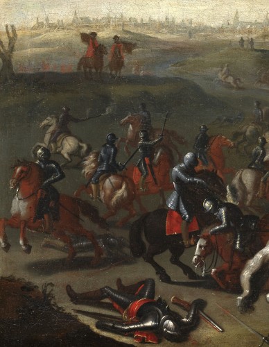 The Battle of Lekkerbeetje – Attributed to Sebastiaen Vrancx (1573 – 1647) - 