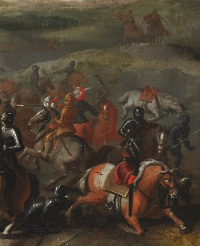 17th century - The Battle of Lekkerbeetje – Attributed to Sebastiaen Vrancx (1573 – 1647)