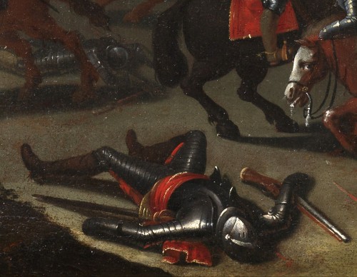  - The Battle of Lekkerbeetje – Attributed to Sebastiaen Vrancx (1573 – 1647)