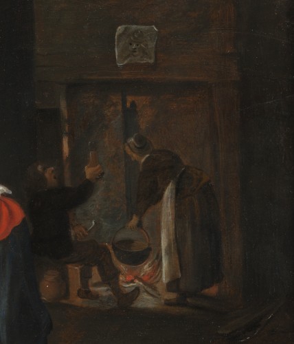 XVIIe siècle - Intérieur de cuisine – attribué à Hendrick Martensz Sorgh (1609/11 – 1670)