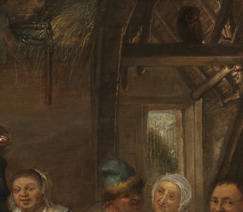 Repas paysan dans une taverne – entourage de David Ryckaert III (1612 – 1661) - 