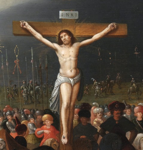 17th century - The Golgotha - Louis de Caullery (1580 - 1621) and workshop