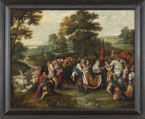 La Rencontre de Joseph et de Jacob - Gaspar van der Lanen (1592 – après 1624)