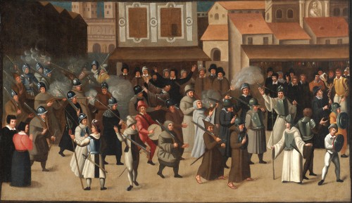 Procession of the League - French school of the late 16th century