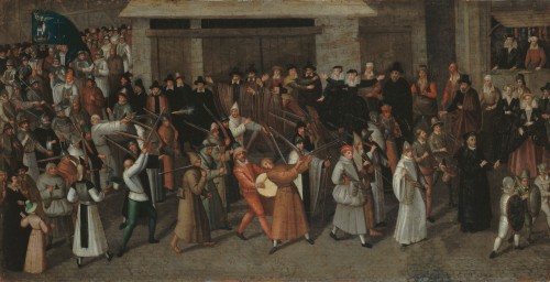 Antiquités - Procession of the League - French school of the late 16th century