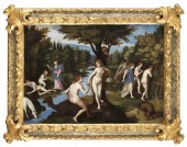 Le Paradis terrestre - Ecole florentine vers 1600 - Suite de Francesco d’Ubertino