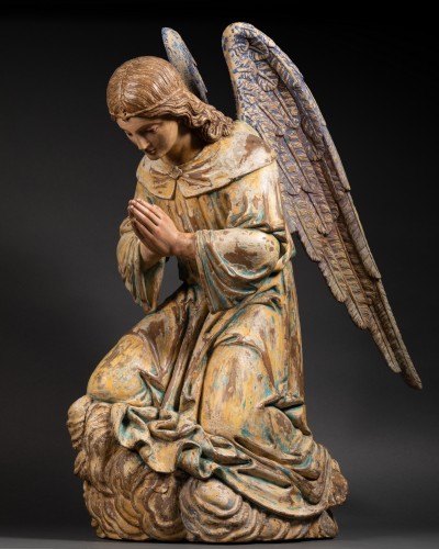 Sculpture  - Adoring angels - Northern Italy 16th century