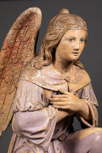 Anges adorateurs - Italie du Nord XVIe siècle - Galerie Thierry Matranga