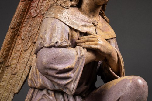 Antiquités - Anges adorateurs - Italie du Nord XVIe siècle