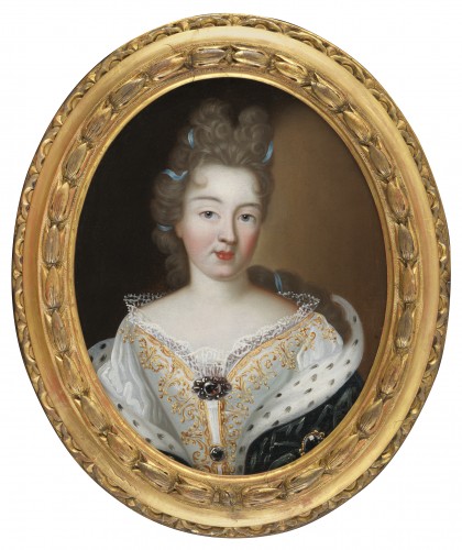 Portrait présumé de Mademoiselle de Nantes – Atelier de Pierre Gobert vers 1690
