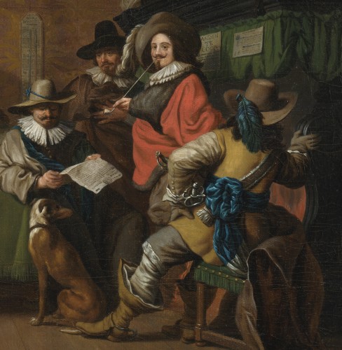 Tableaux et dessins Tableaux XVIIe siècle - Corps de garde – Hollande, XVIIe siècle, entourage d’Anthonie Palamedesz