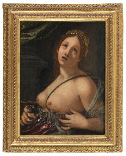 Artémise buvant les cendres de son époux – Florence, milieu du XVIIe siècle