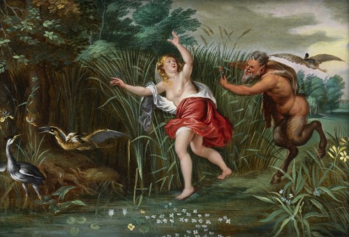 Pan and Syrinx - Workshop of Jan Brueghel the Younger
