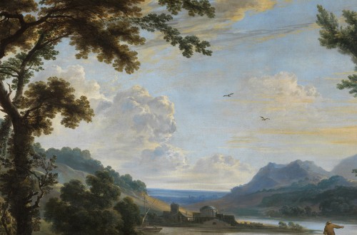 XVIIIe siècle - Paysage Italien – Attribué à Andrea Locatelli (1695 - 1741)
