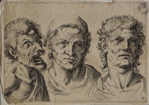  - Etude de têtes – Giovanni Luigi Valesio (1583 – 1633)