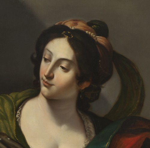 Tableaux et dessins Tableaux XVIIe siècle - Judith et la tête d’Holopherne – Ecole Bolonaise vers 1650