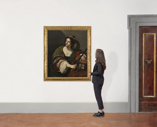 XVIIe siècle - Judith et la tête d’Holopherne – Ecole Bolonaise vers 1650, suiveur de Guido Reni
