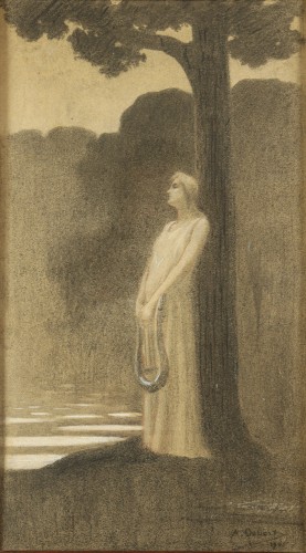 Muse du soir  - Alphonse Osbert (1857-1939)