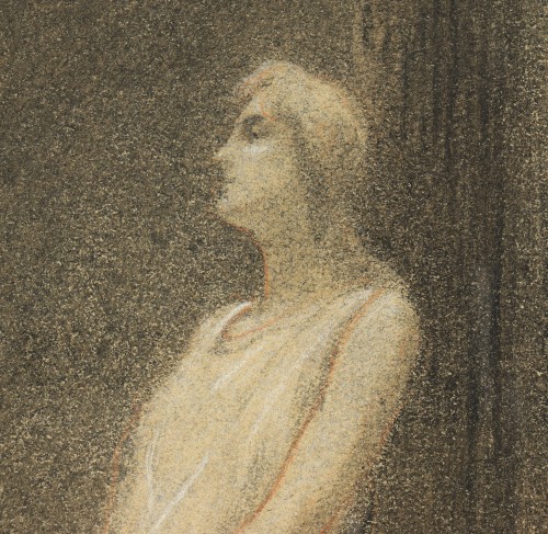 Muse du soir - Alphonse Osbert (1857-1939) - Art Revival