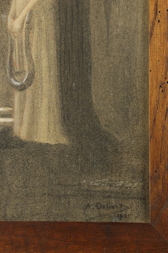 Muse du soir - Alphonse Osbert (1857-1939) - Art nouveau