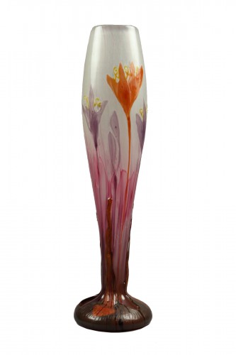 Crocus Vase by Emile Gallé circa 1900