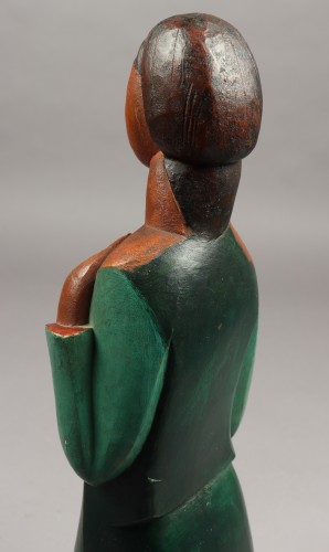 Jeune femme au sein nu - Jozef Cantré (1890-1957) - Art Déco
