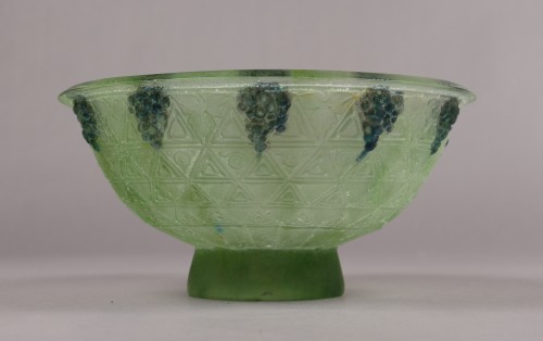 Large cup grapes and triangles by François Décorchemont (1880-1971) - 